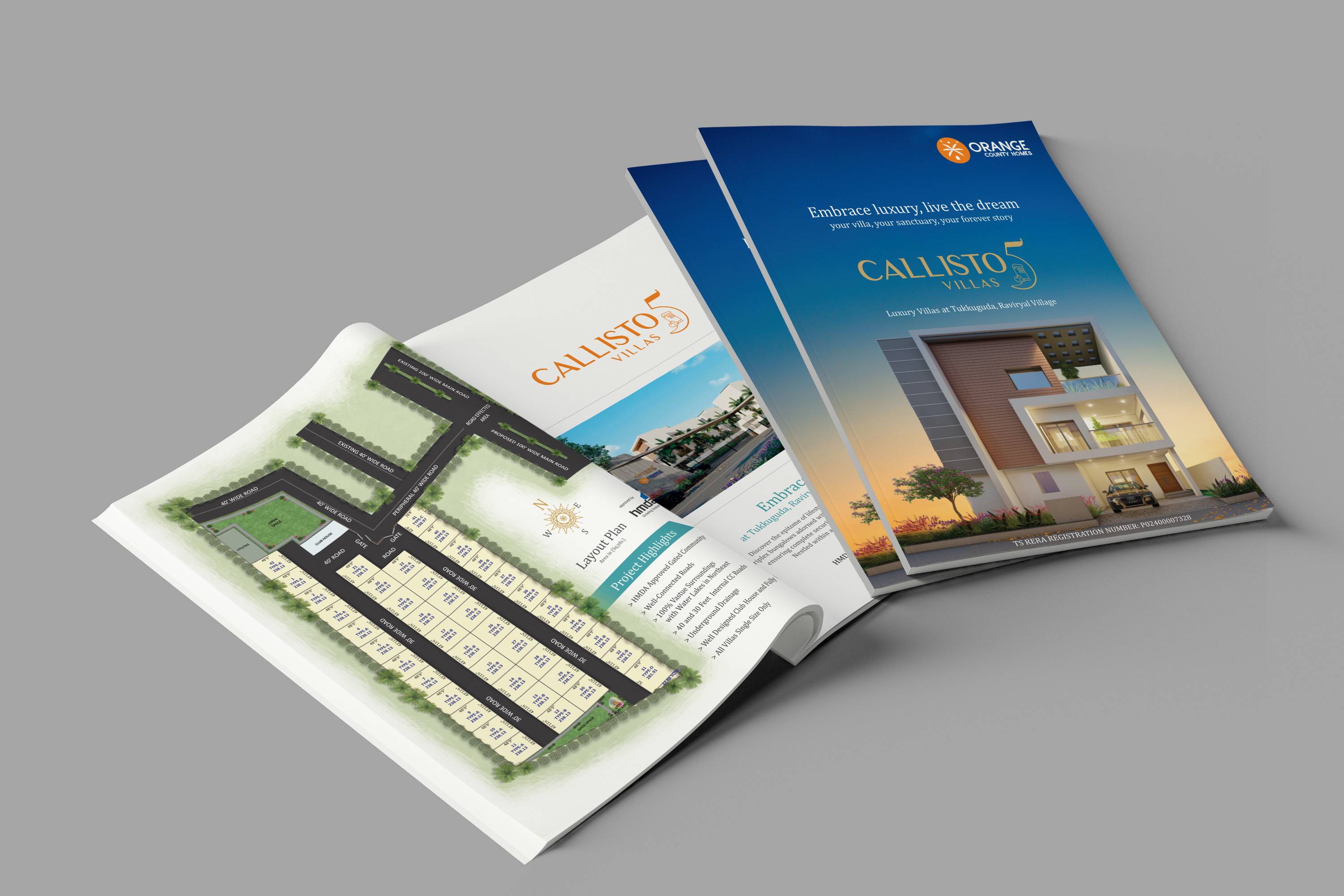 Villa Brochure Design Tukkuguda Hyderabad 17761658126