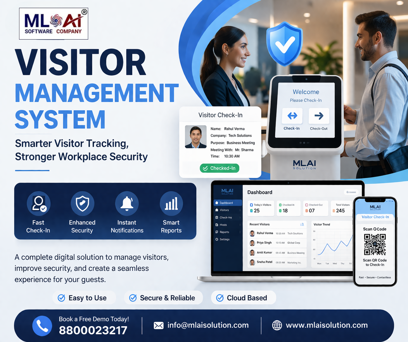 Visitor Management System By Mlai Solution 17756358582