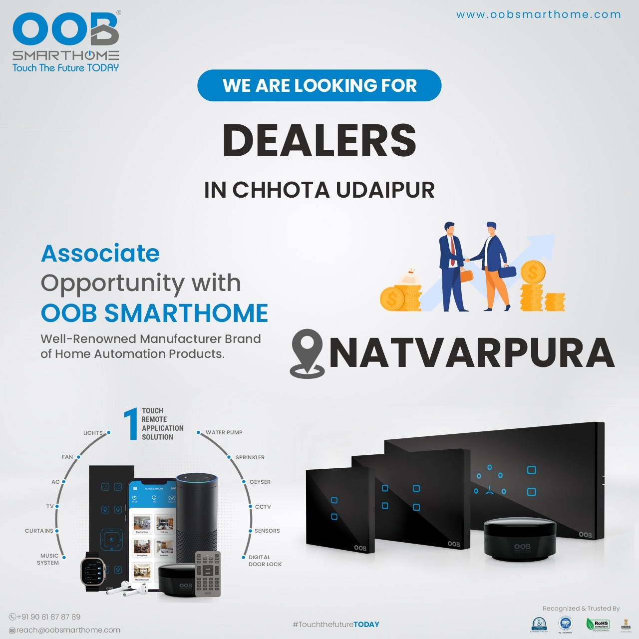 We Are Looking For Dealer Natvarpura Chhotaudaipur Gujarat Smarthome 16890660319