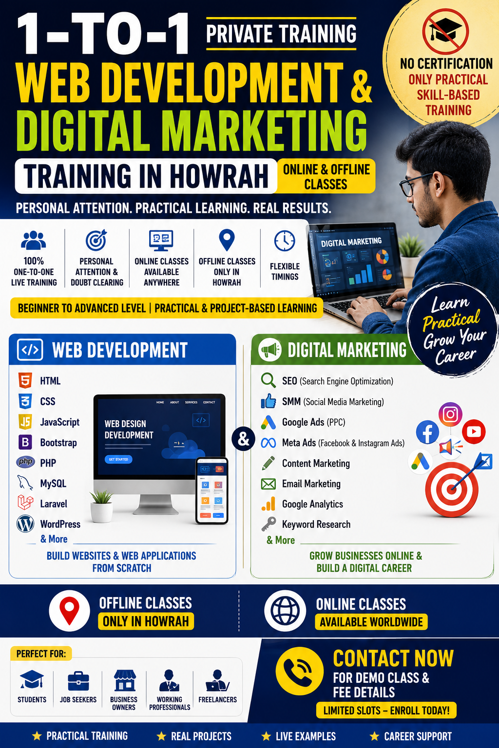 Web Development And Digital Marketing Training In Howrah 17789985087