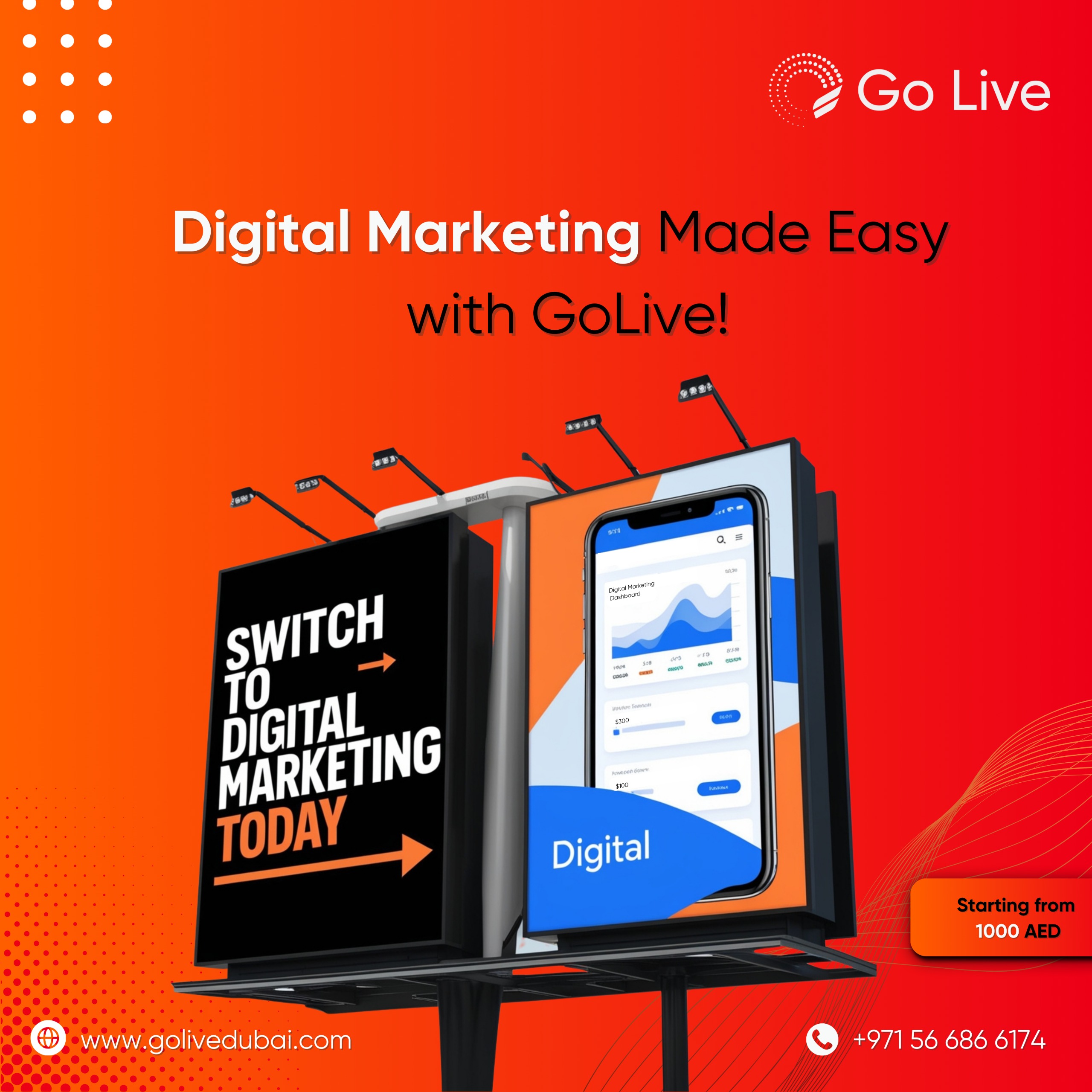 Web Development Services By Go Live Dubai 17465340368