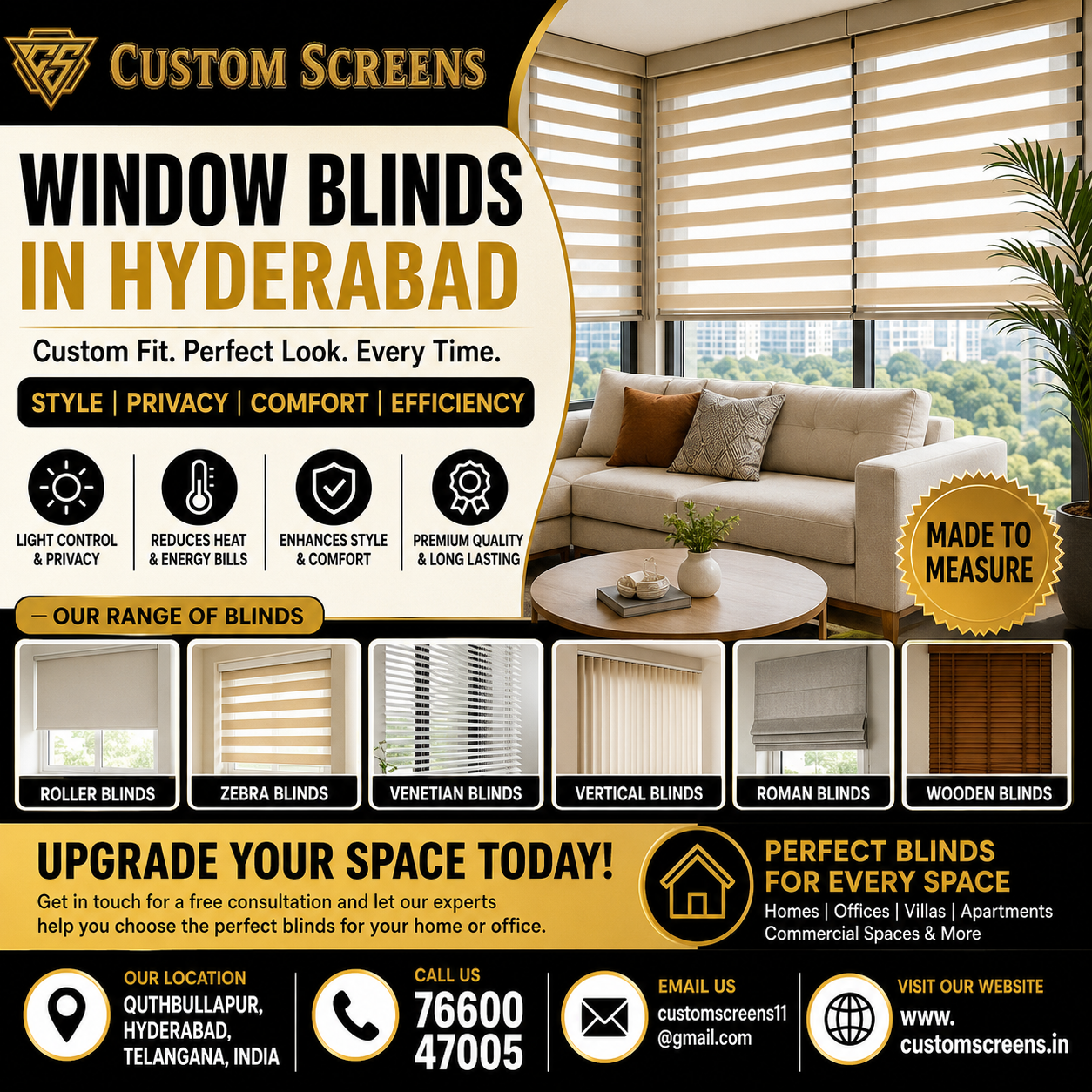 Window Blinds In Hyderabad 17830585713