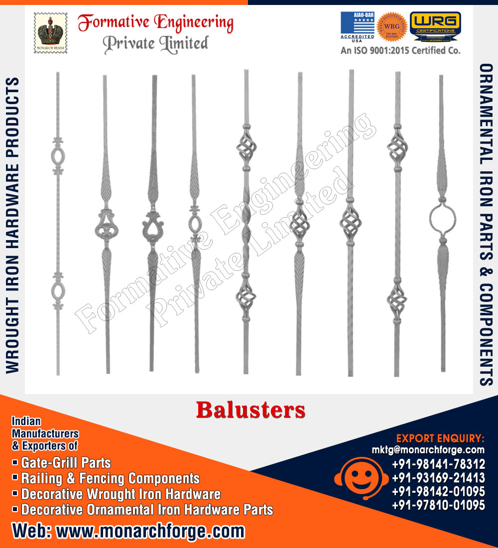 Wrought Iron Hardware Gate Grill Parts Railing 17394296927