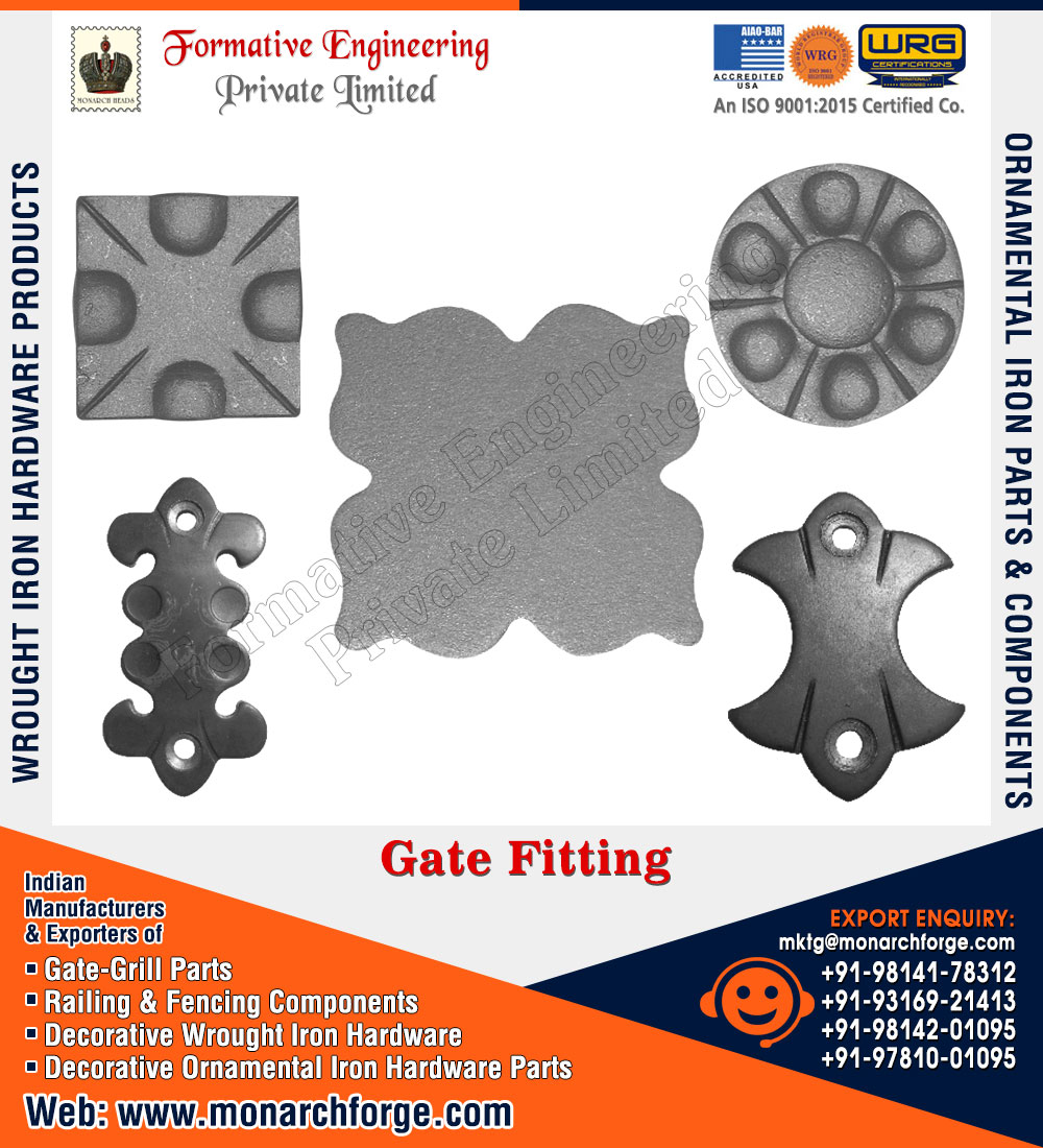Wrought Iron Hardware Gate Grill Parts Railing 17394296933