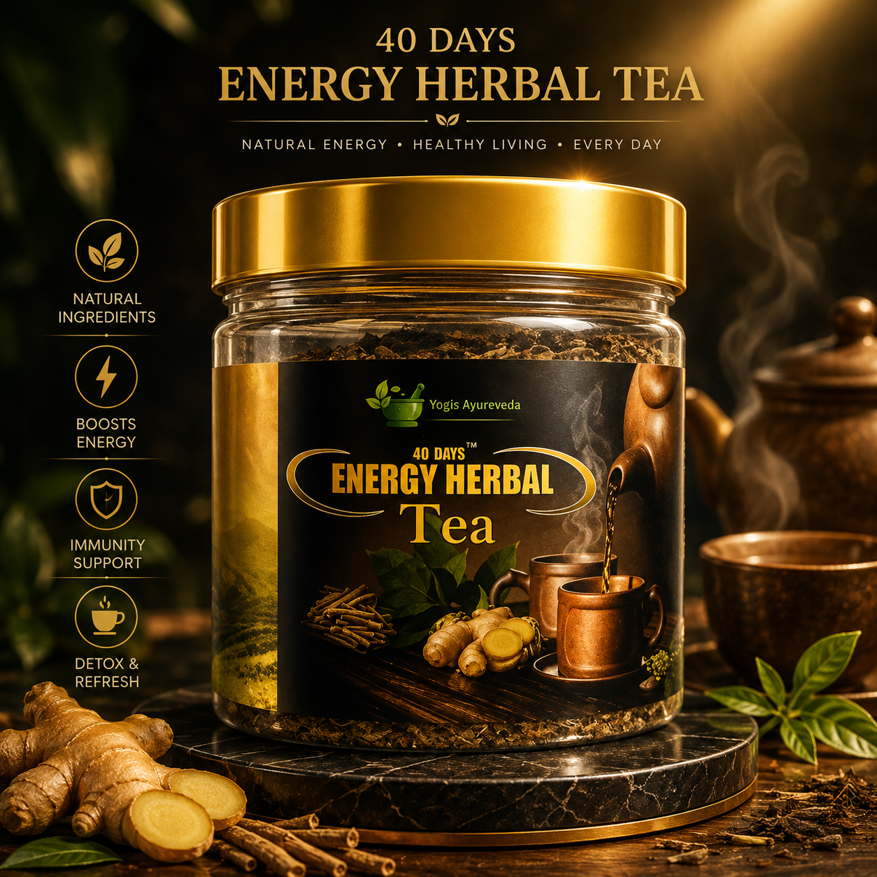 Yogis Ayurveda Herbal Tea 178739062310
