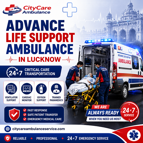 Advance life support ambulance in lucknow - city care