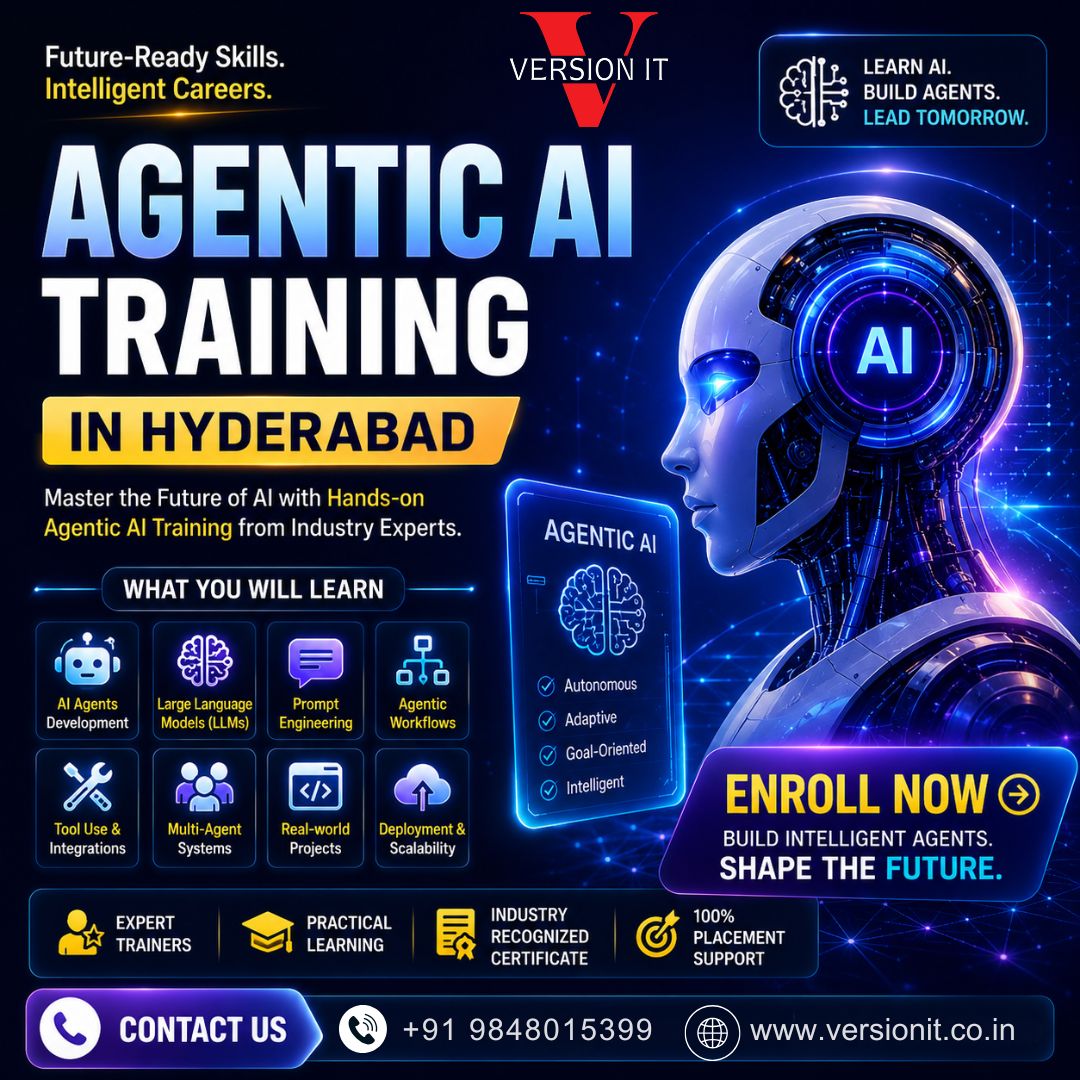 Advanced agentic ai training in hyderabad for ai professionals