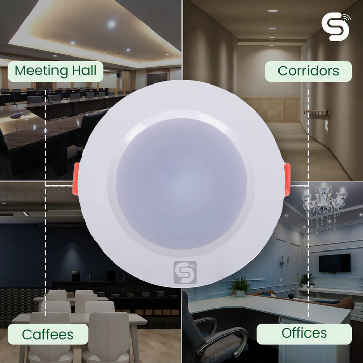 Advanced motion sensor downlight and concealed led