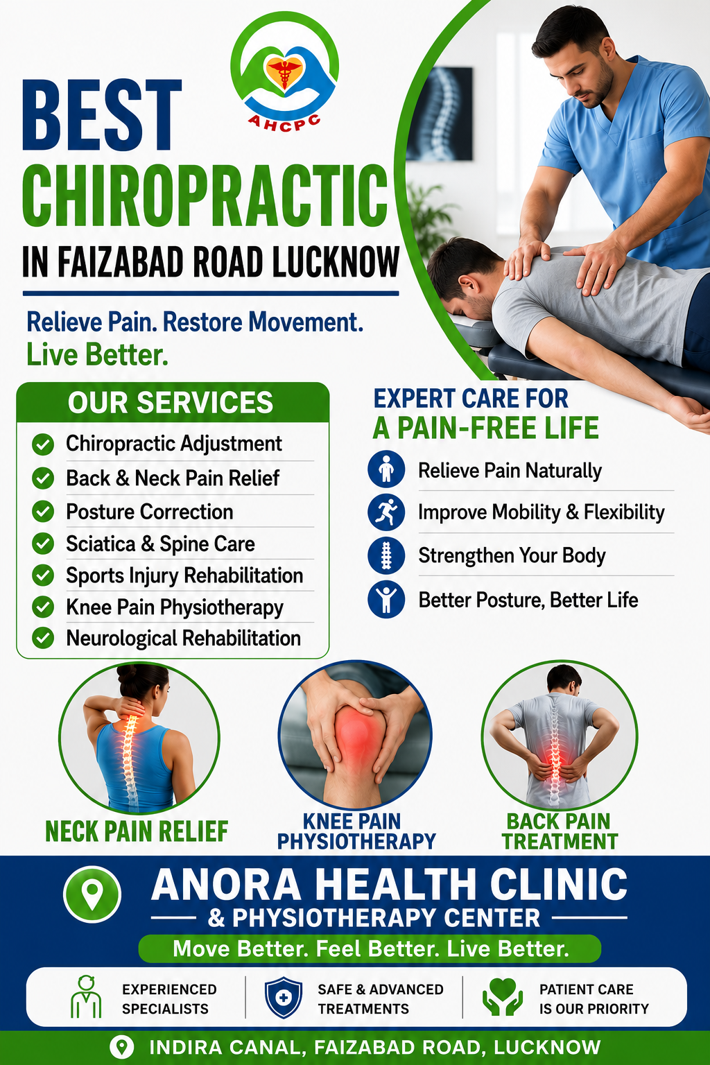 Affordable  best chiropractic in faizabad road lucknow