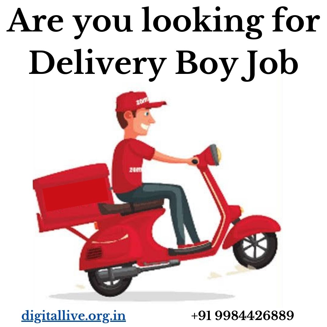 Are you looking for Delivery Boy Job