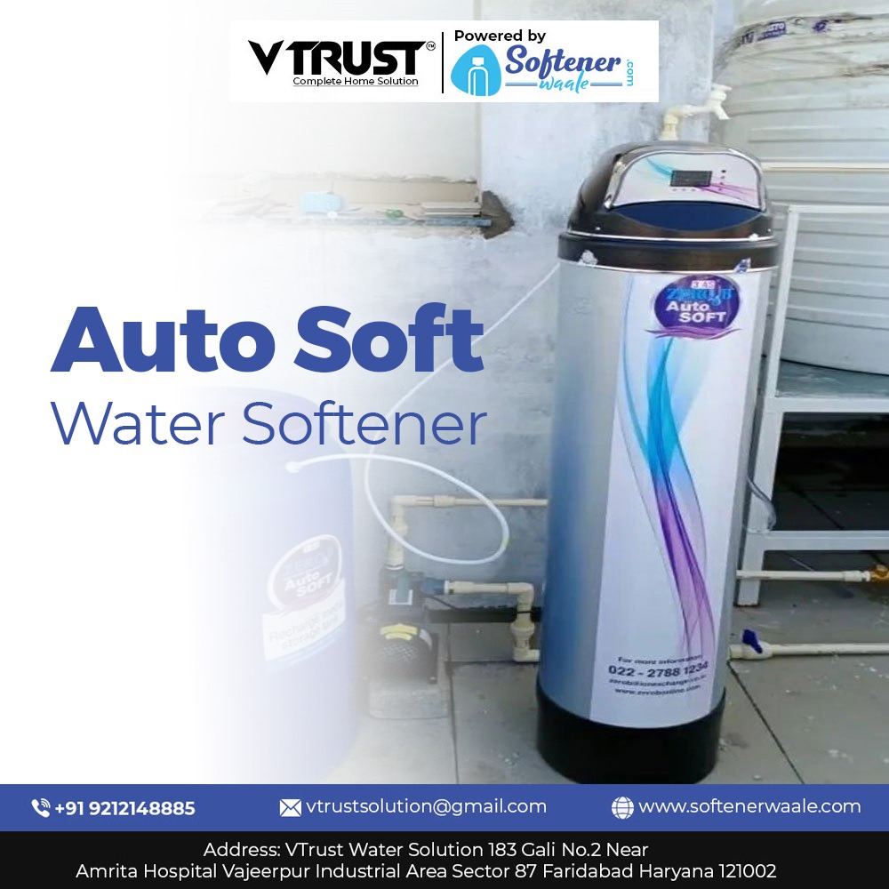 Auto soft water softener