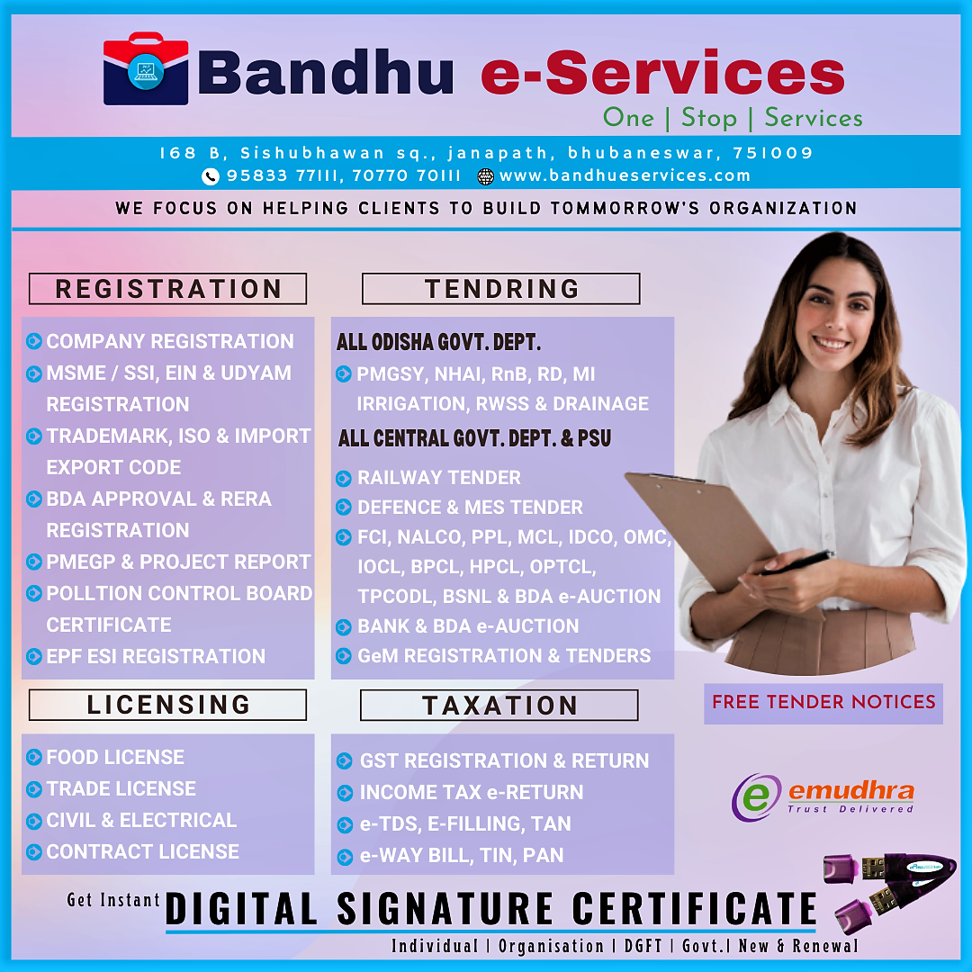 BANDHU E-SERVICES - Best Business consultant Company