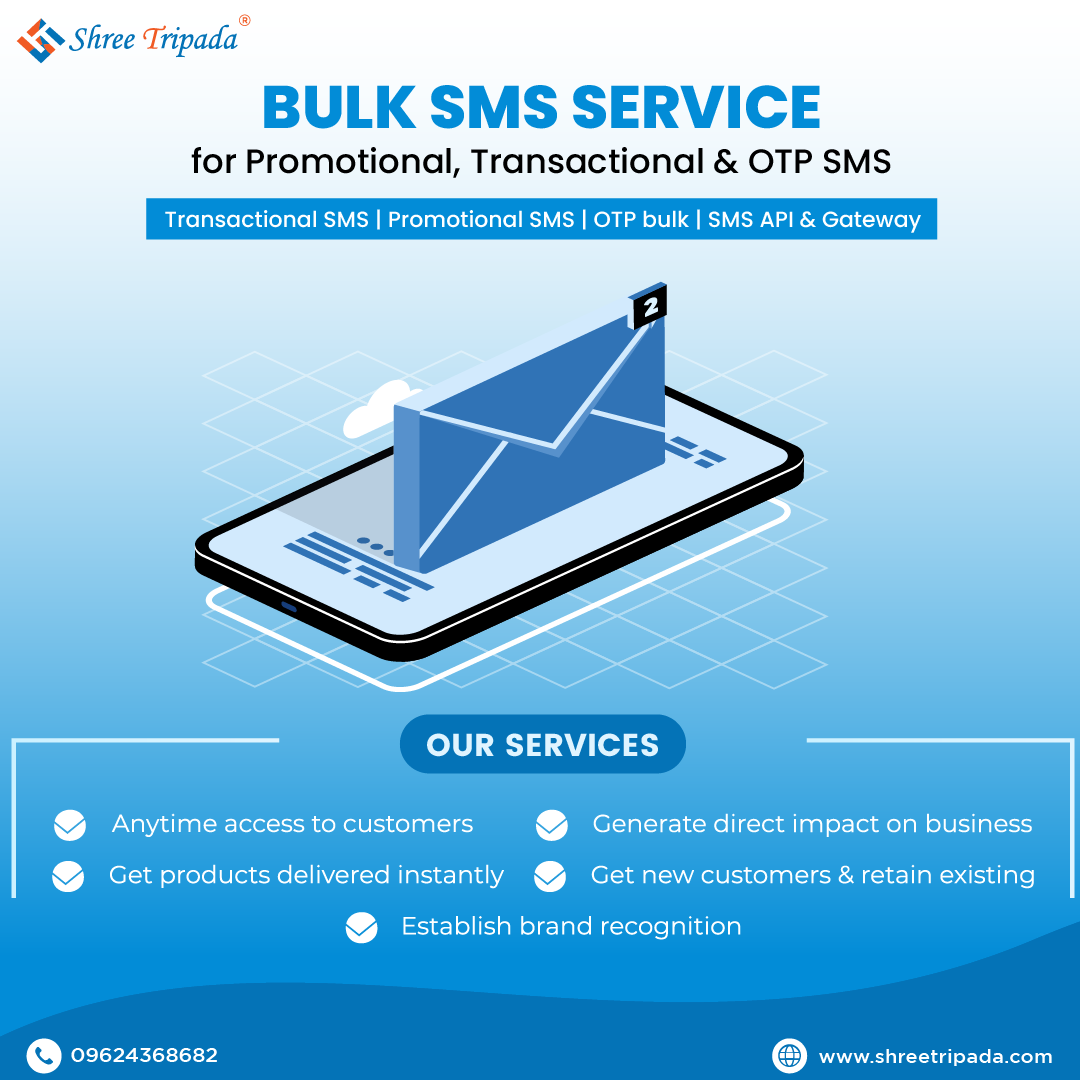 Best bulk sms services by shree tripada