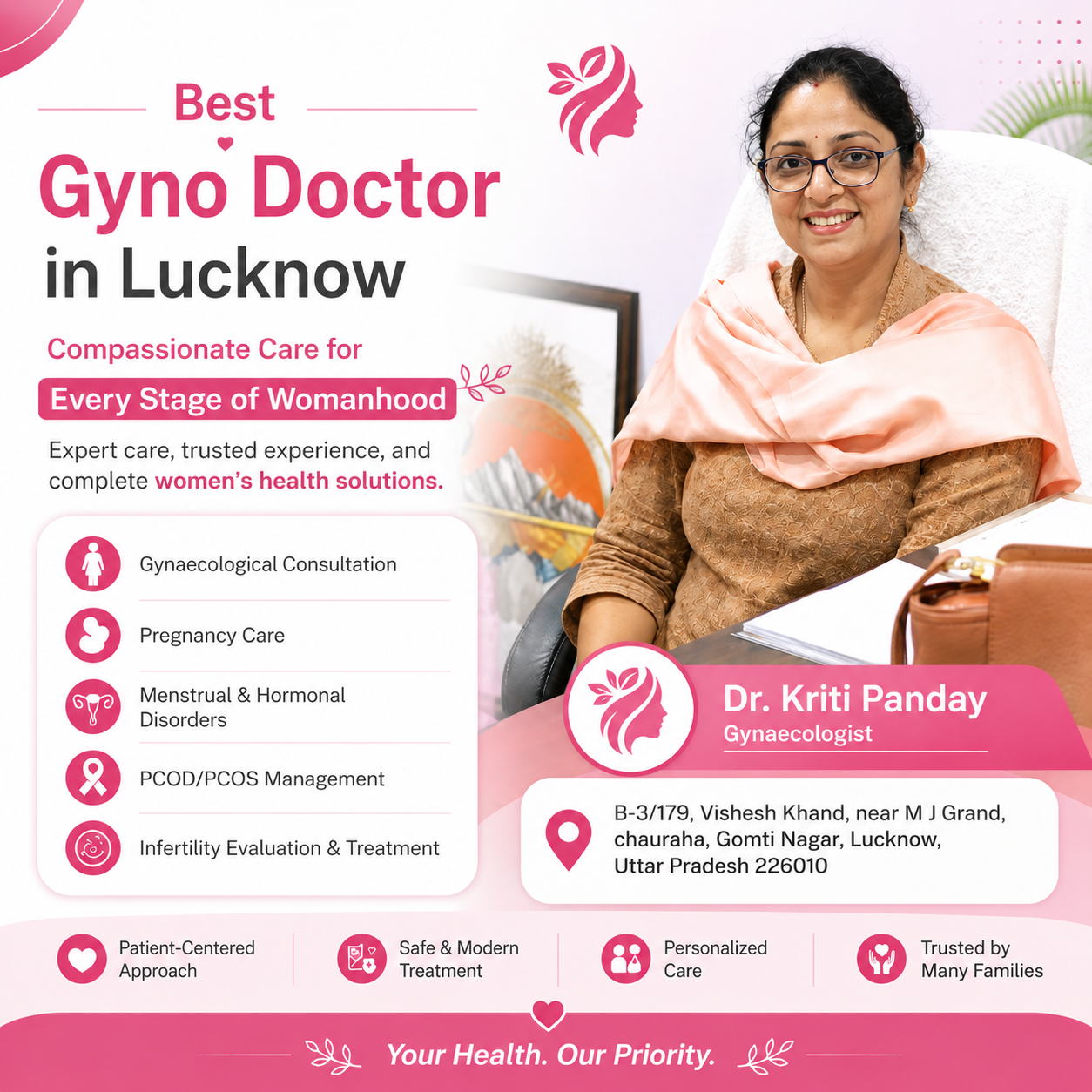 Best gyno doctor in gomtinagar