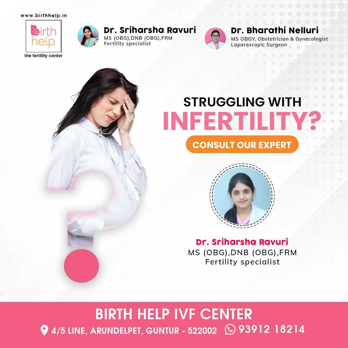 Best infertility doctors in guntur