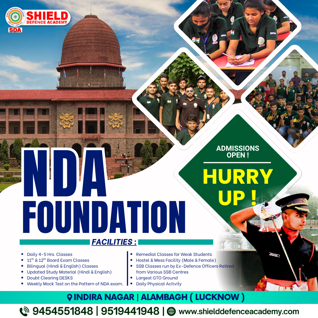 Best nda foundation course in lucknow