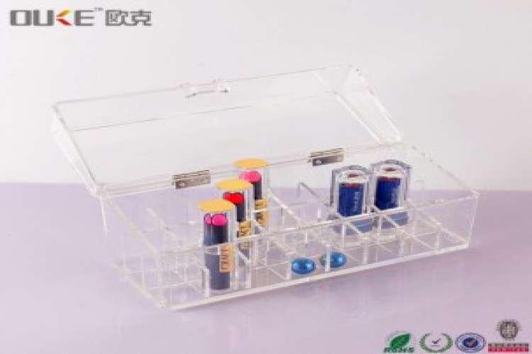 Best Selling Clear Acrylic Makeup Box Makeup Brush Holder