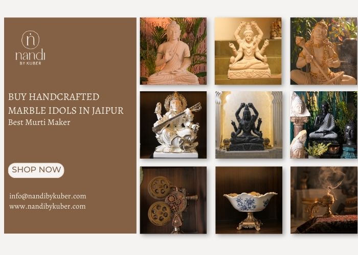 Buy handcrafted marble idols in jaipur