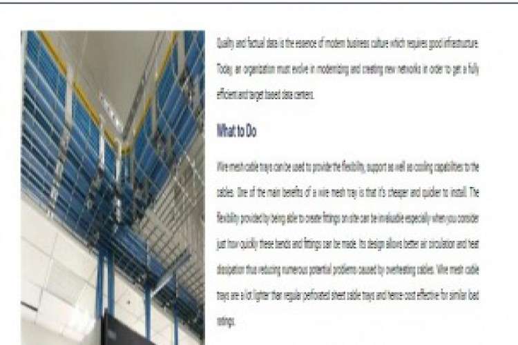 Buy the Best GI Cable Tray from SK Welded Mesh Pvt Ltd
