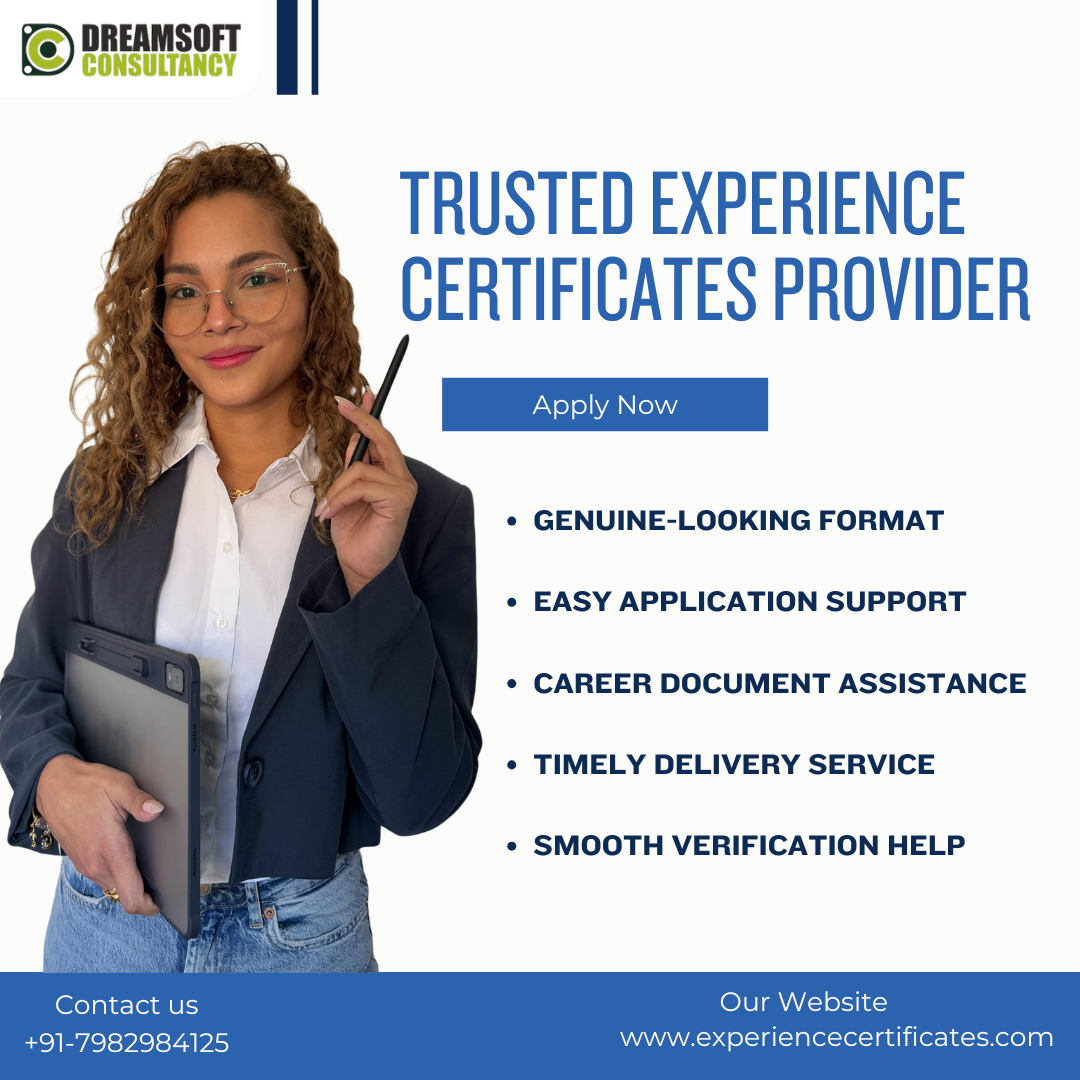 Certified experience certificate provider in chennai