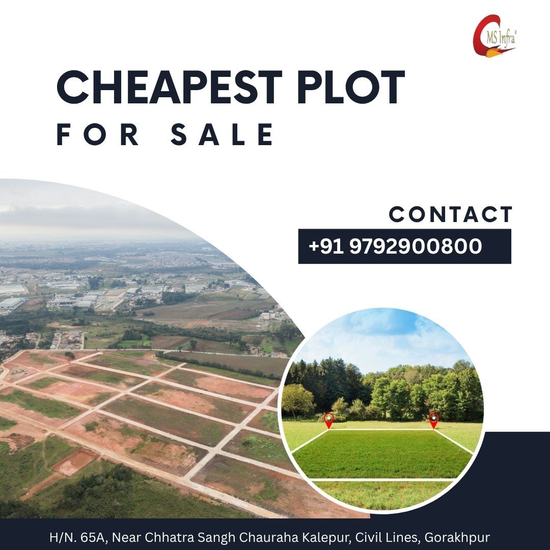 Cheapest plot in gorakhpur  book with mani shanti infrastructure