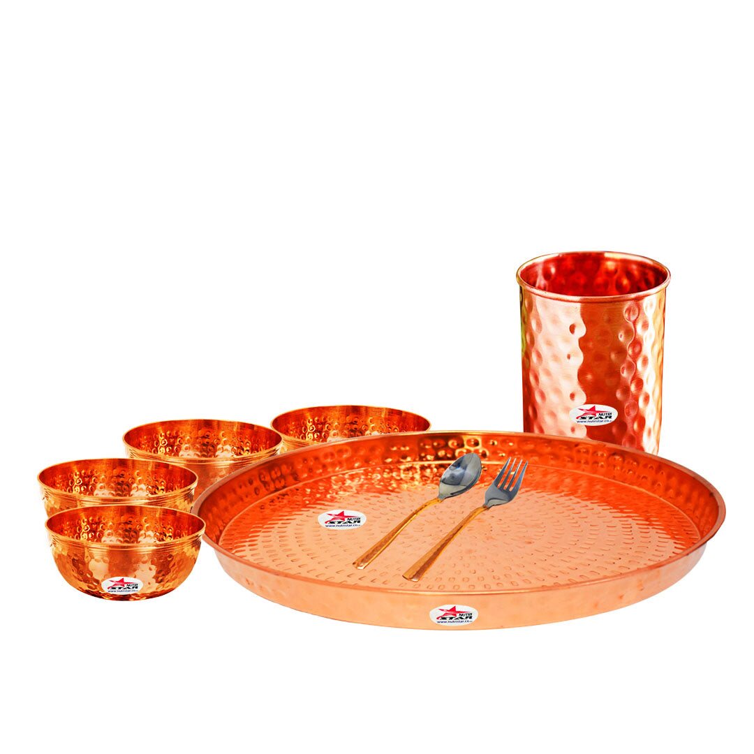 Copper Dinner Set Online  Copper Thali Online in India