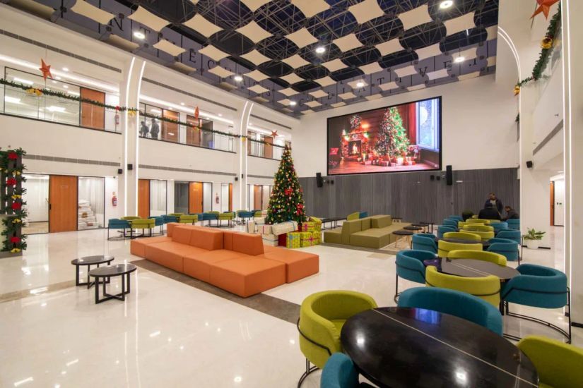Coworking space in green park