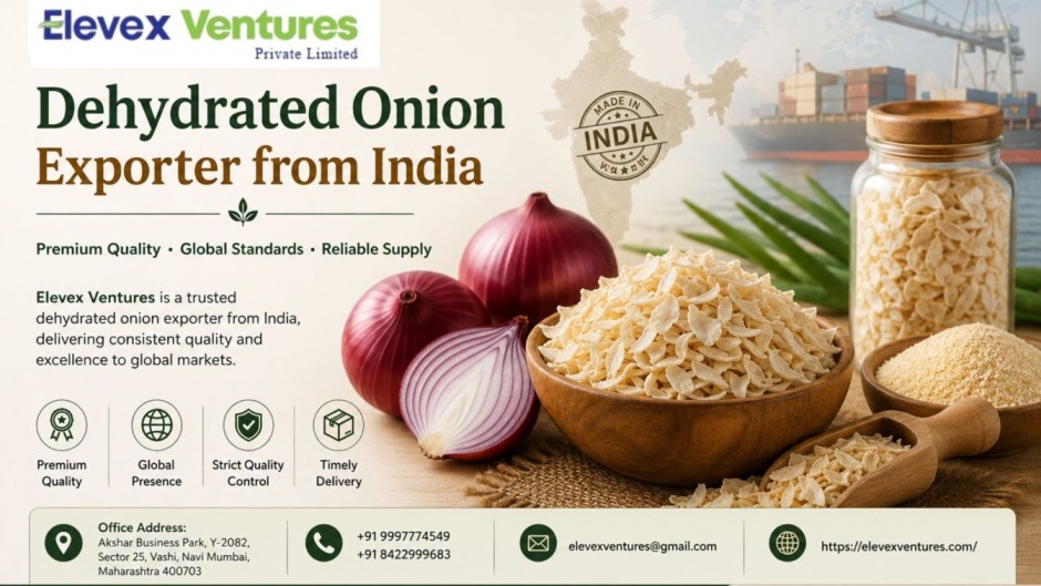 Dehydrated onion exporter from india