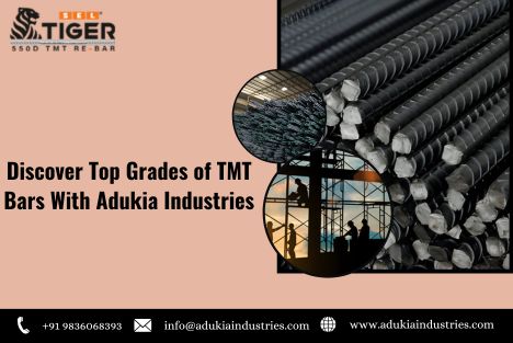 Discover top grades of tmt bars with adukia industries