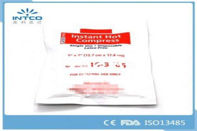 Disposable PE Nylon Pouch Instant Hot Pack For Relieving Knocks Bruises And Sports Injuries
