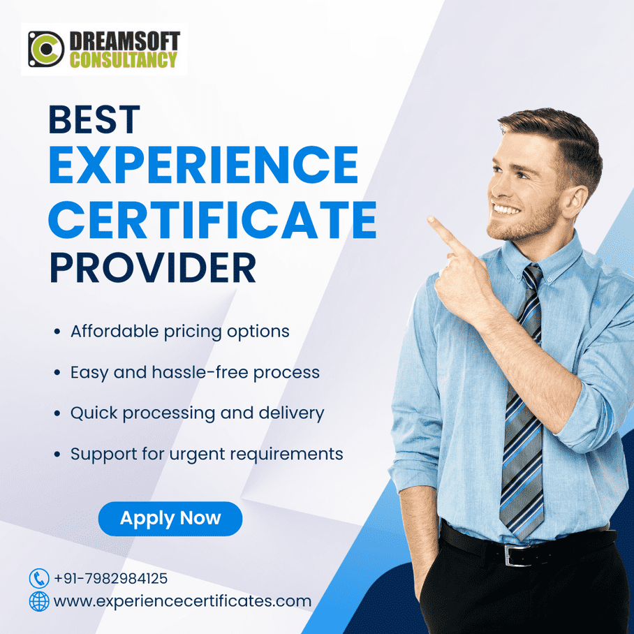Eexperience certificates provider in mumbai