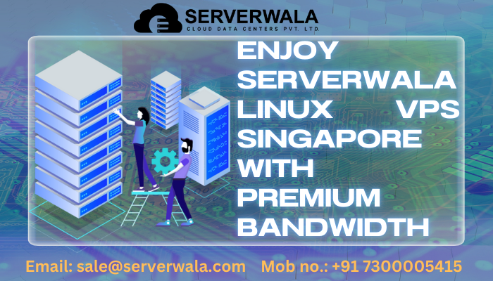 Enjoy serverwala linux vps singapore with premium bandwidth