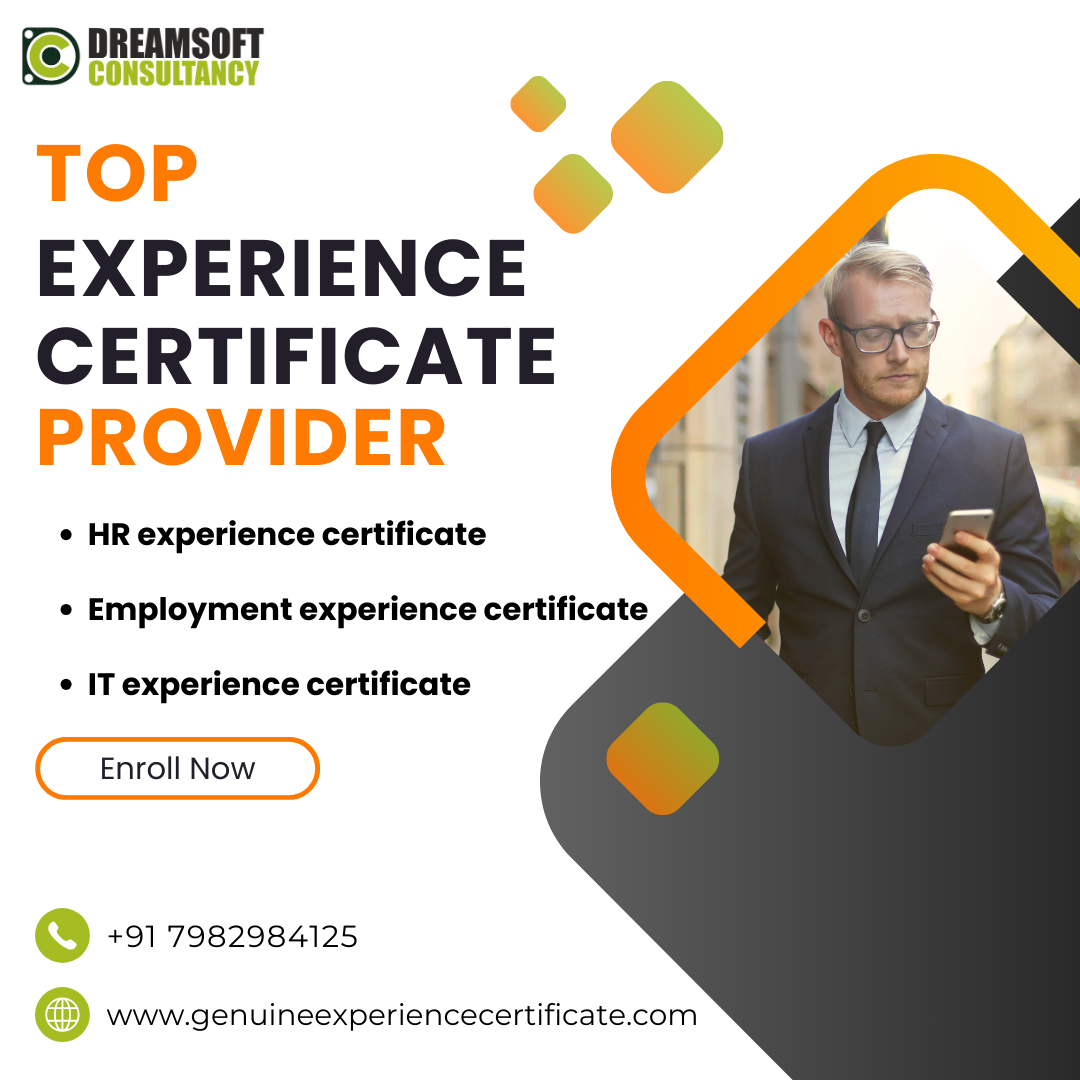 Experience certificate provider in kochi