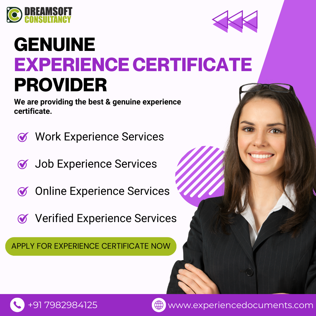 Experience certificate provider in punjab