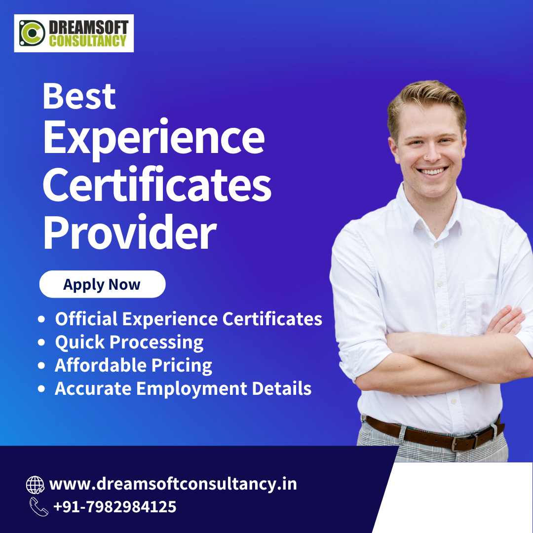 Experience certificates provider in chennai