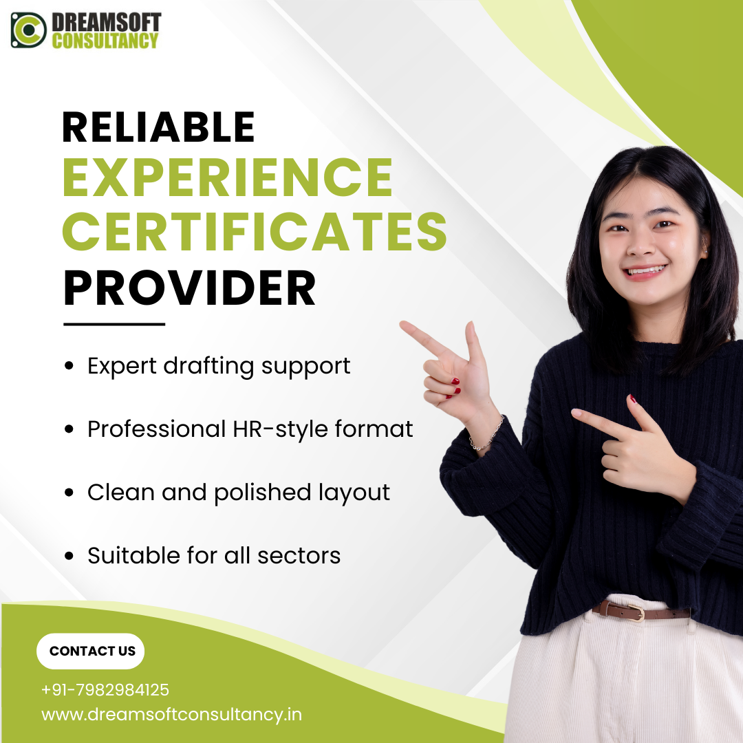 Experience certificates provider in kochi