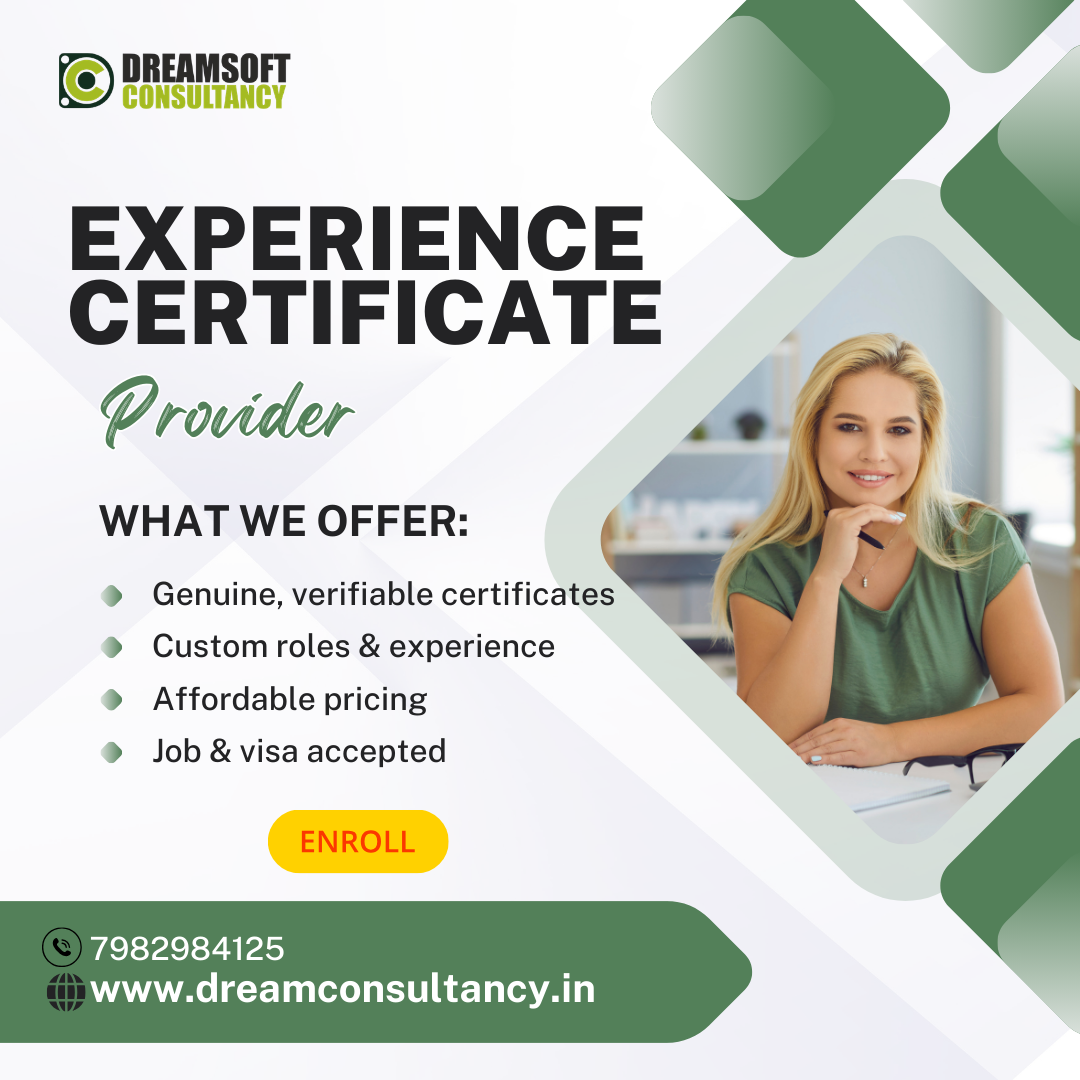 Experience certificates provider in mumbai