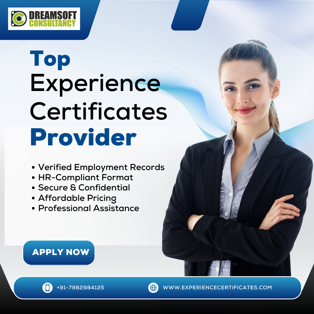 Experience certificates providers in gurgaon