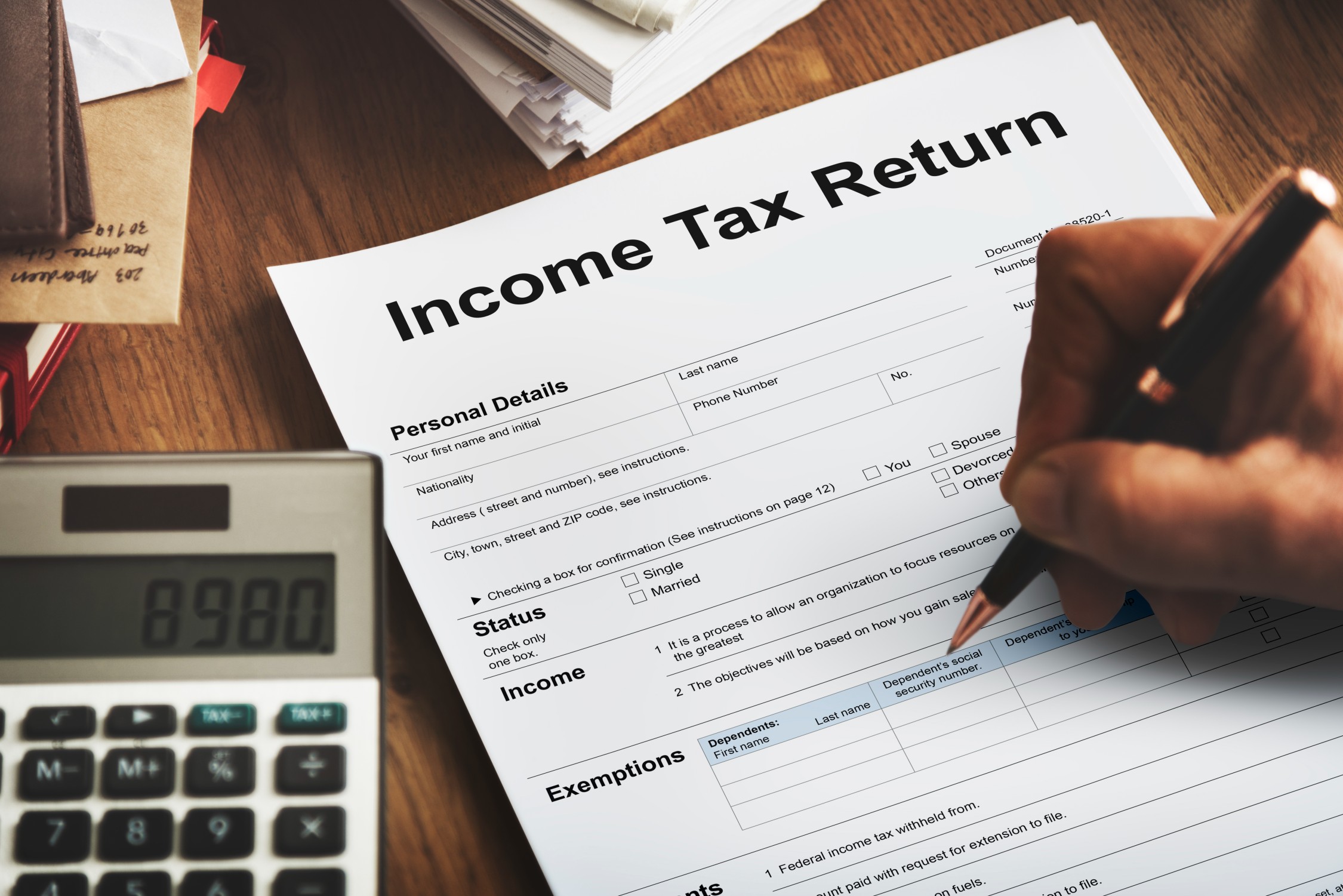 Explain the   different income tax returns forms