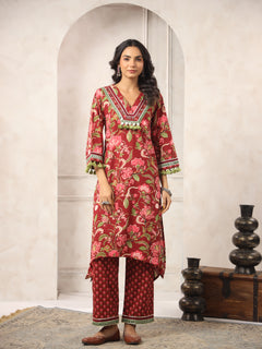 Explore beautiful cotton kurta sets for women in traditional