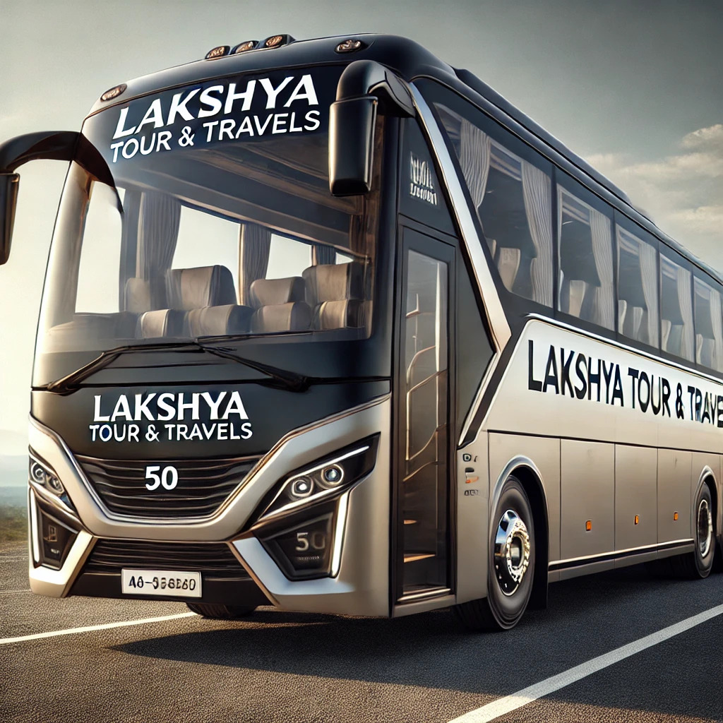 Fifty seater luxury bus hire lakshya tour