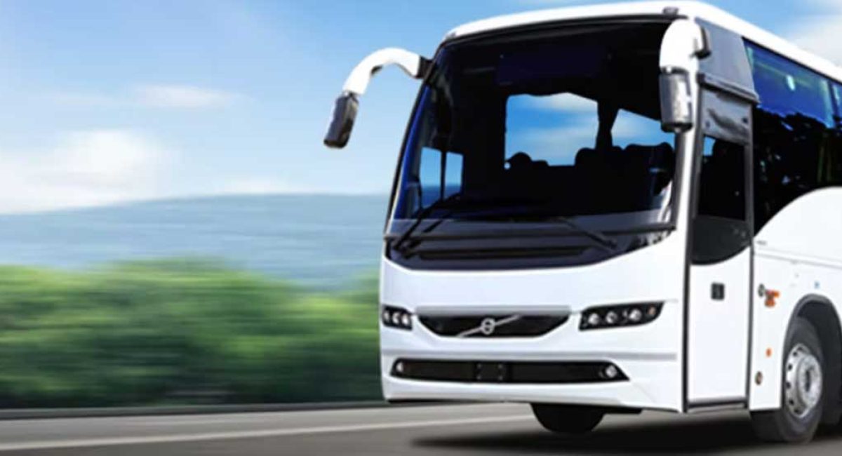 Fifty six  seater luxury bus hire