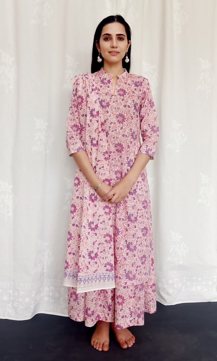 Find a Cotton Hand Block Print Kurta Sets Online