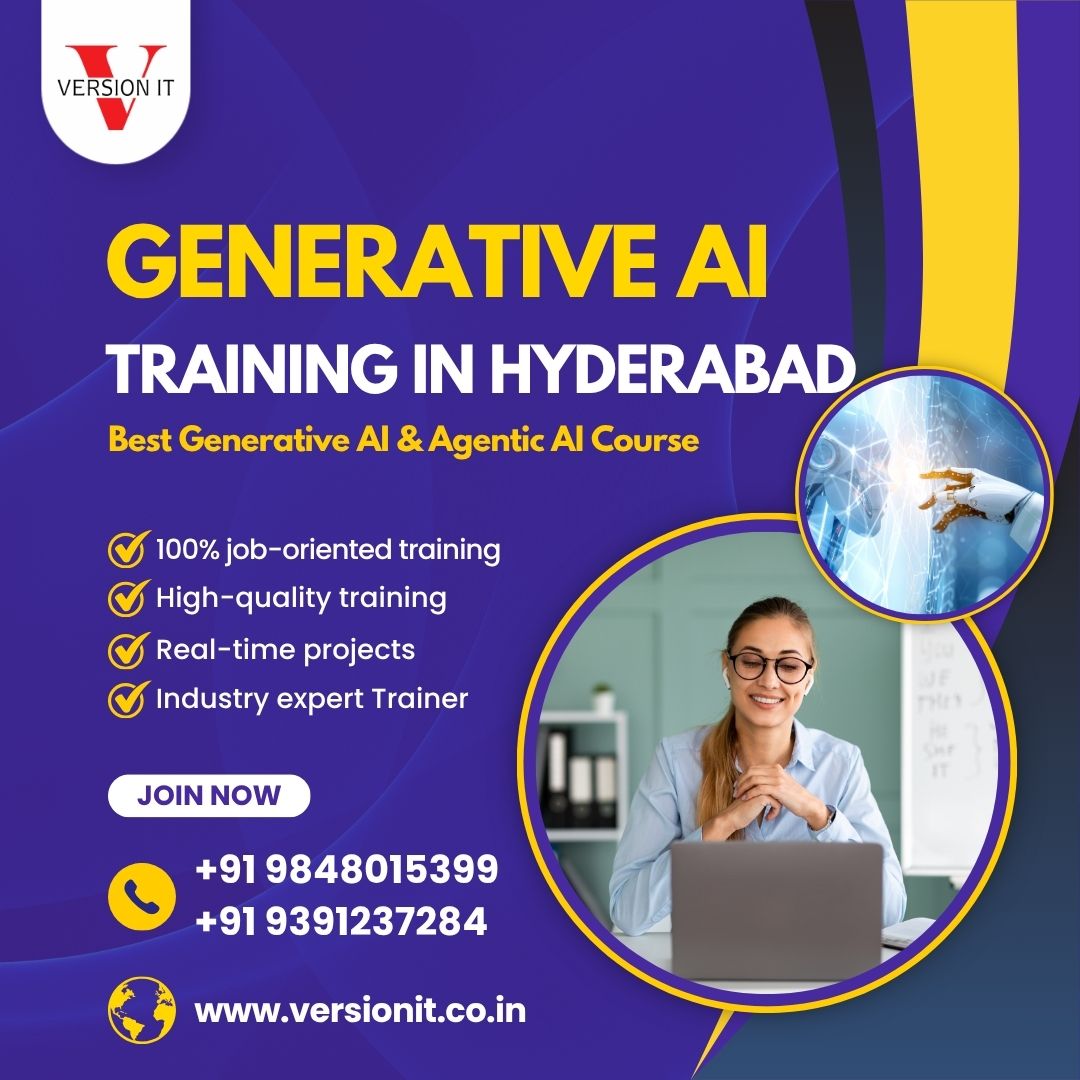 Generative ai training in hyderabad best gen ai course