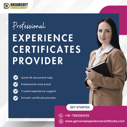 Genuine experience certificates provider in hyderabad