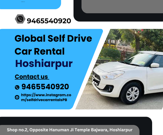 Global self drive car rental hoshiarpur punjab