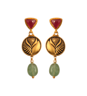 Gold earrings for women