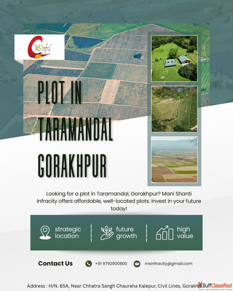 Gorakhpurs best real estate company offers plots in taramandal