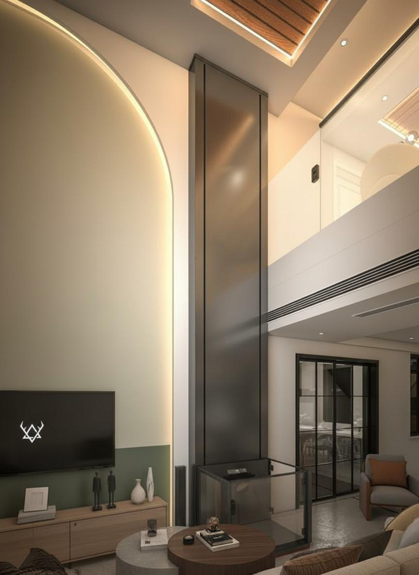 Hydraulic elevator ideal combination of power and style