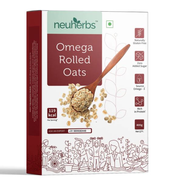 Buy Neuherbs Natural Omega Rolled Oats